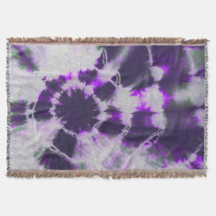 Tye Dye Composition #1 by Michael Moffa Throw Blanket
