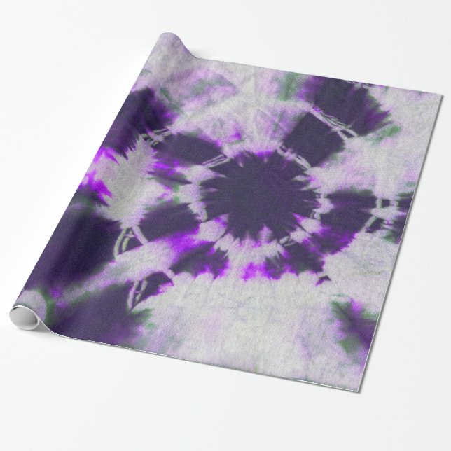 Tye Dye Composition #1 by Michael Moffa Wrapping Paper (Unrolled)