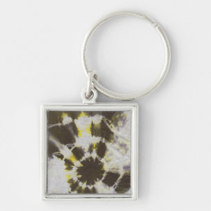 Tye Dye Composition #2 by Michael Moffa Key Ring