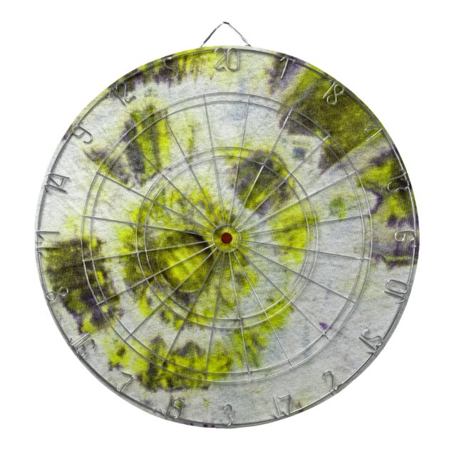 Tye Dye Composition #3 by Michael Moffa Dartboard (Front)