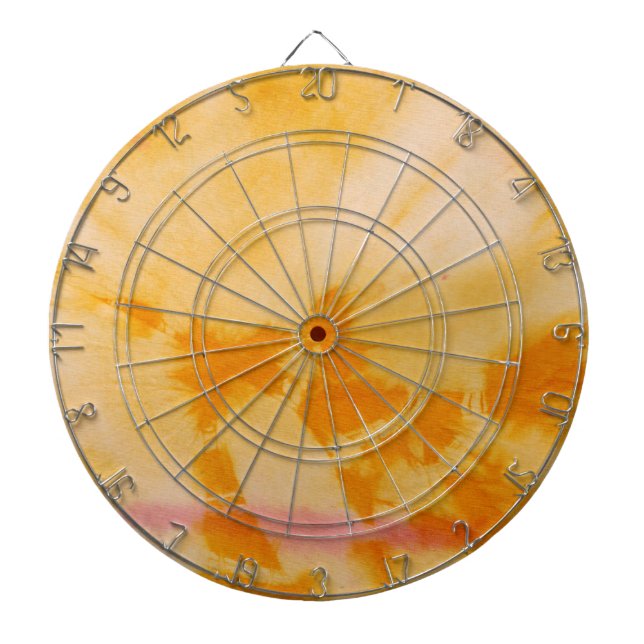 Tye Dye Composition #4 by Michael Moffa Dartboard (Front)