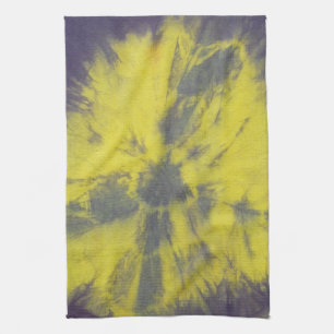 Tye Dye Composition #8 by Michael Moffa Tea Towel