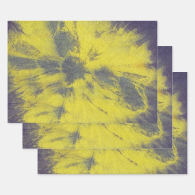 Tye Dye Composition #8 by Michael Moffa Wrapping Paper Sheet (Set)