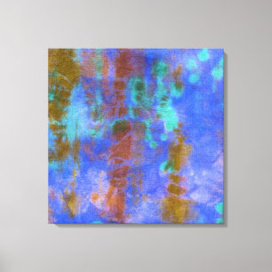 Tye Dye Composition #9 by Michael Moffa Canvas Print