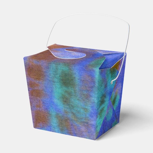 Tye Dye Composition #9 by Michael Moffa Favour Box (Front Side)