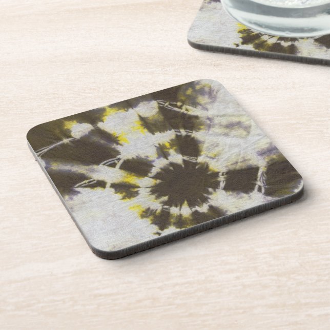 Tye Dye Composition No.2 by Michael Moffa Coaster (Left Side)