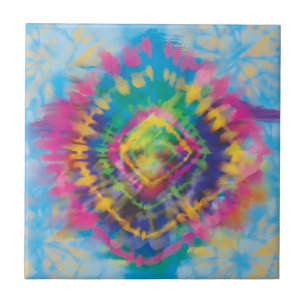 Tye-Dye Design Two Ceramic Tile