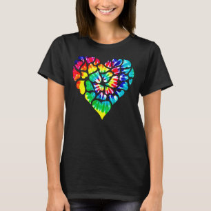 Tye Dye Heart Candy Couples Romantic Valentines Da T-Shirt