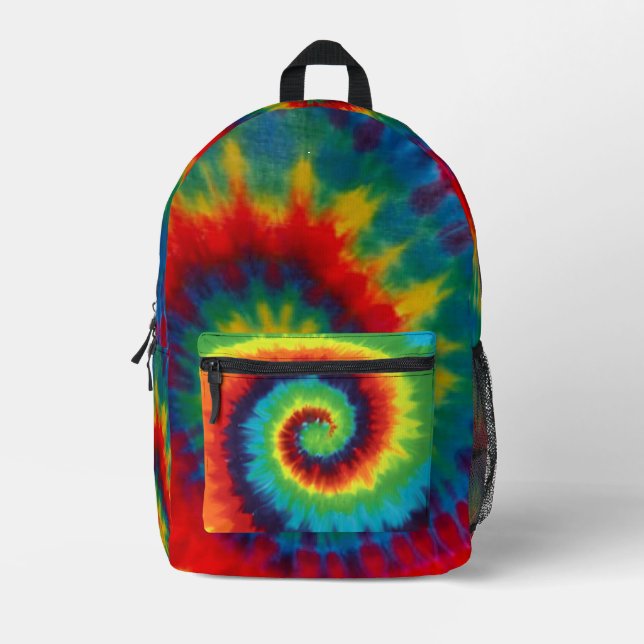 Tye dye print cut sew bag pack (Front)