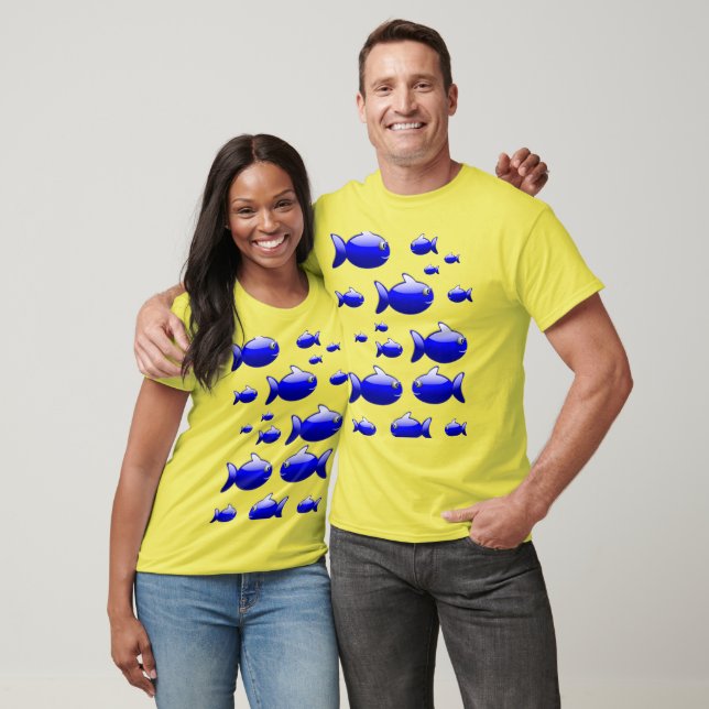 Tye Dye T-shirt Fish (Unisex)
