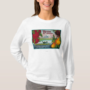 Tyee Pear Crate LabelWA, OR, and CA T-Shirt