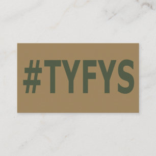 #TYFYS Business Cards