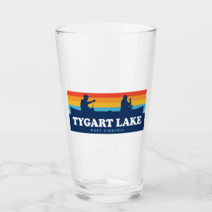 Tygart Lake West Virginia Canoe Glass