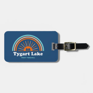 Tygart Lake West Virginia Rainbow Luggage Tag