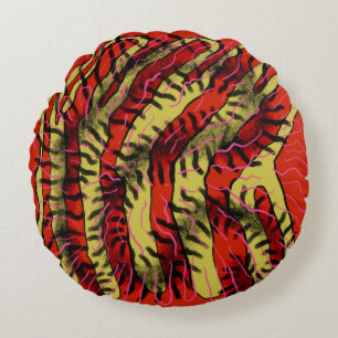 Tygerwyrm Round Cushion