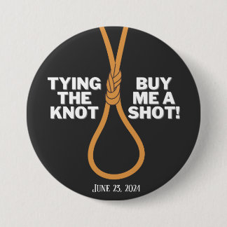 Tying the knot bachelor button personalised