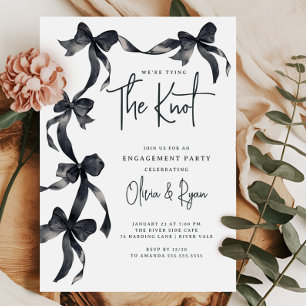 Tying the Knot Engagement Party Invitation