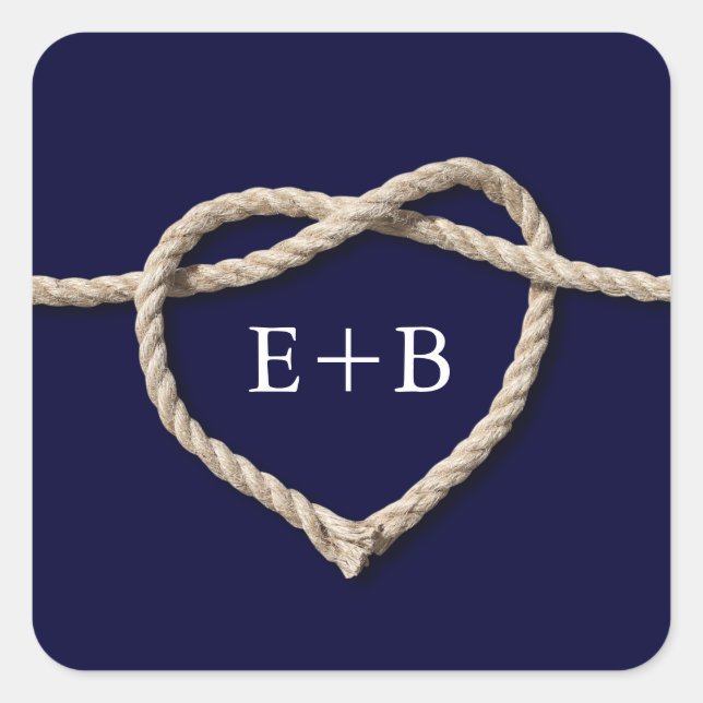 Tying the Knot Navy Sticker (Front)