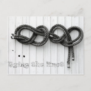 Tying the Knot Postcard