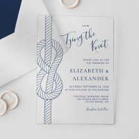 Tying The Knot Rope Nautical Wedding