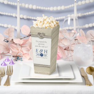 Tying The Knot Rustic Beach Wedding Favour Box