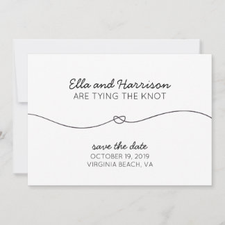 Tying the Knot, Save the Date/Engagement Party Date