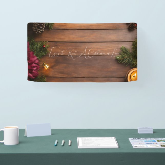#TyingtheKnot:ACelebrationofLoveBanner Banner (Tradeshow)