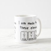 Tyla periodic table name mug (Front Right)