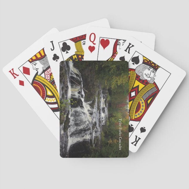 Tyler Forks Cascades playing cards (Back)