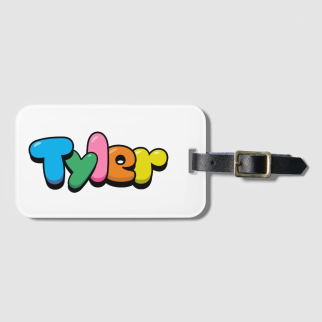Tyler Luggage Tag (Front Horizontal)