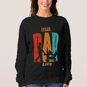 Tyler Native Funny State Flag Dad Parent Baby Sweatshirt