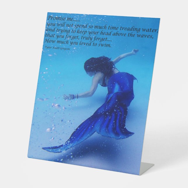 Tyler Quote Large Pedestal Sign (Front)