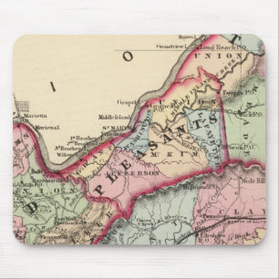 Tyler, Ritchie, Pleasants, Wood, Wirt counties Mouse Mat