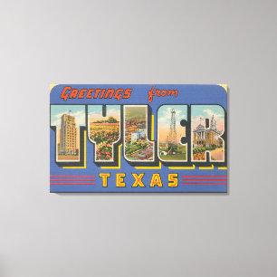 Tyler, TexasLarge Letter ScenesTyler, TX Canvas Print