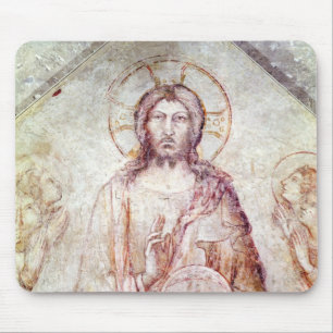 Tympanum depicting the Saviour Blessing, 1341 Mouse Mat