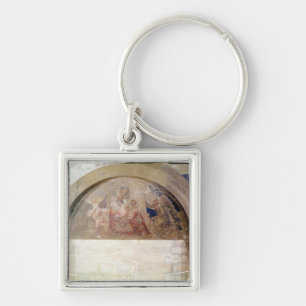 Tympanum depicting the Virgin of Humility Key Ring