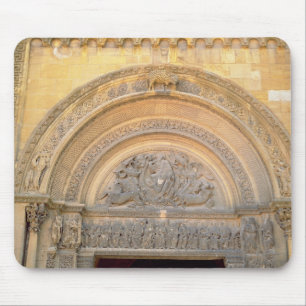 Tympanum of the porch depicting Christ in Majesty Mouse Mat