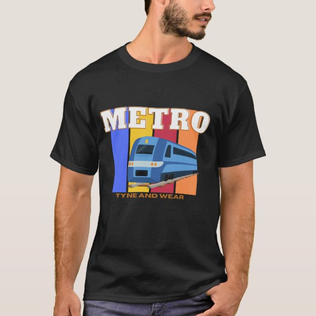 Tyne and wear metro Newcastle  T-Shirt (Front)