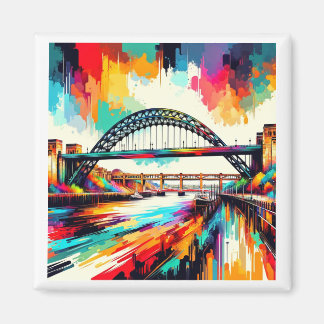 Tyne Bridge fridge magnet