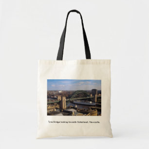 Tyne Bridge looking towards Gateshead, Newcastle, Tote Bag
