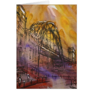 Tyne Bridge Newcastle Card