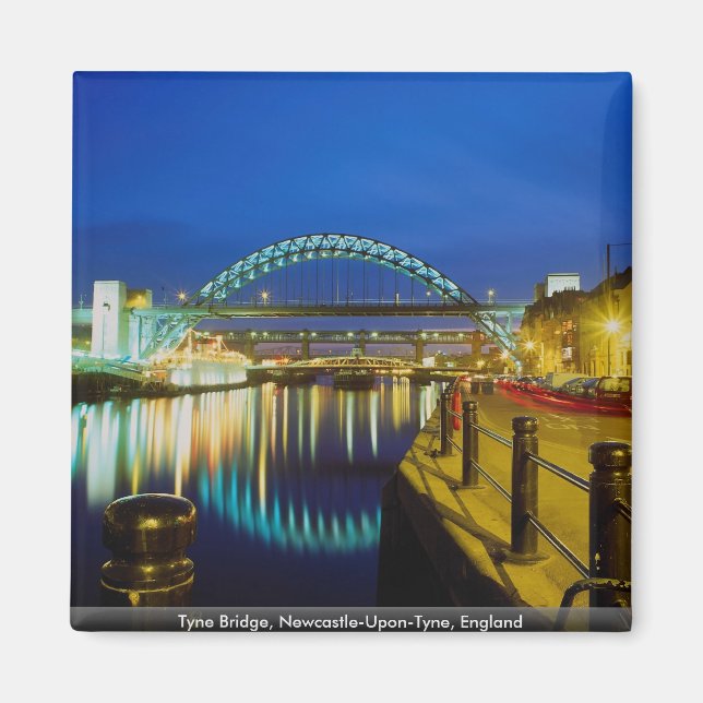 Tyne Bridge, Newcastle-Upon-Tyne, England Magnet (Front)