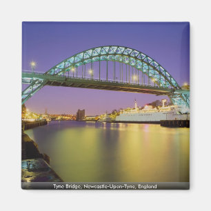 Tyne Bridge, Newcastle-Upon-Tyne, England Magnet