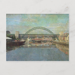 tyne bridge (sepia) postcard