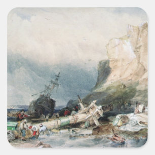 Tynemouth Castle, Tyne and Wear, with Wreck Square Sticker