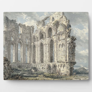 Tynemouth Priory, Northumberland, c.1792-93 (w/c o Plaque