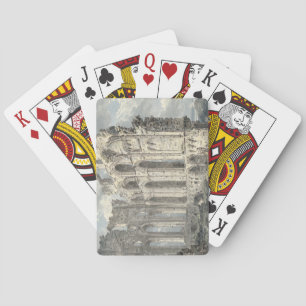 Tynemouth Priory, Northumberland, c.1792-93 (w/c o Playing Cards