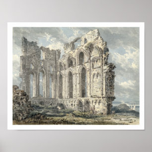 Tynemouth Priory, Northumberland, c.1792-93 (w/c o Poster