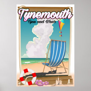 Tynemouth Tyne and Wear, Travel poster