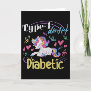 Type 1 Derful T1d Diabetes Card